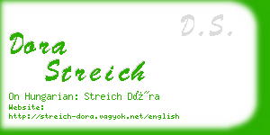 dora streich business card